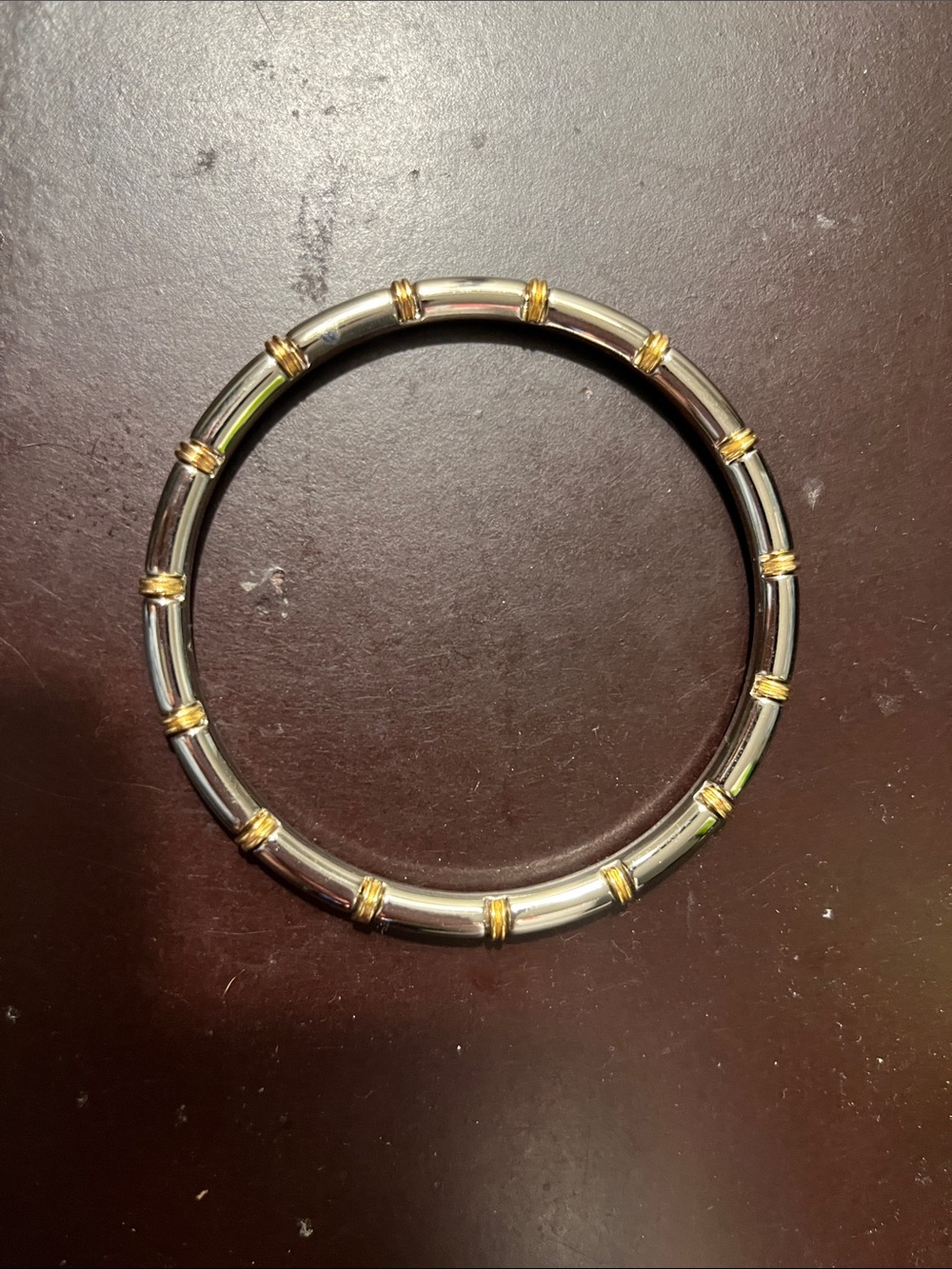 Brighton Two-Tone Link Bracelet in Gold & Silver Like New